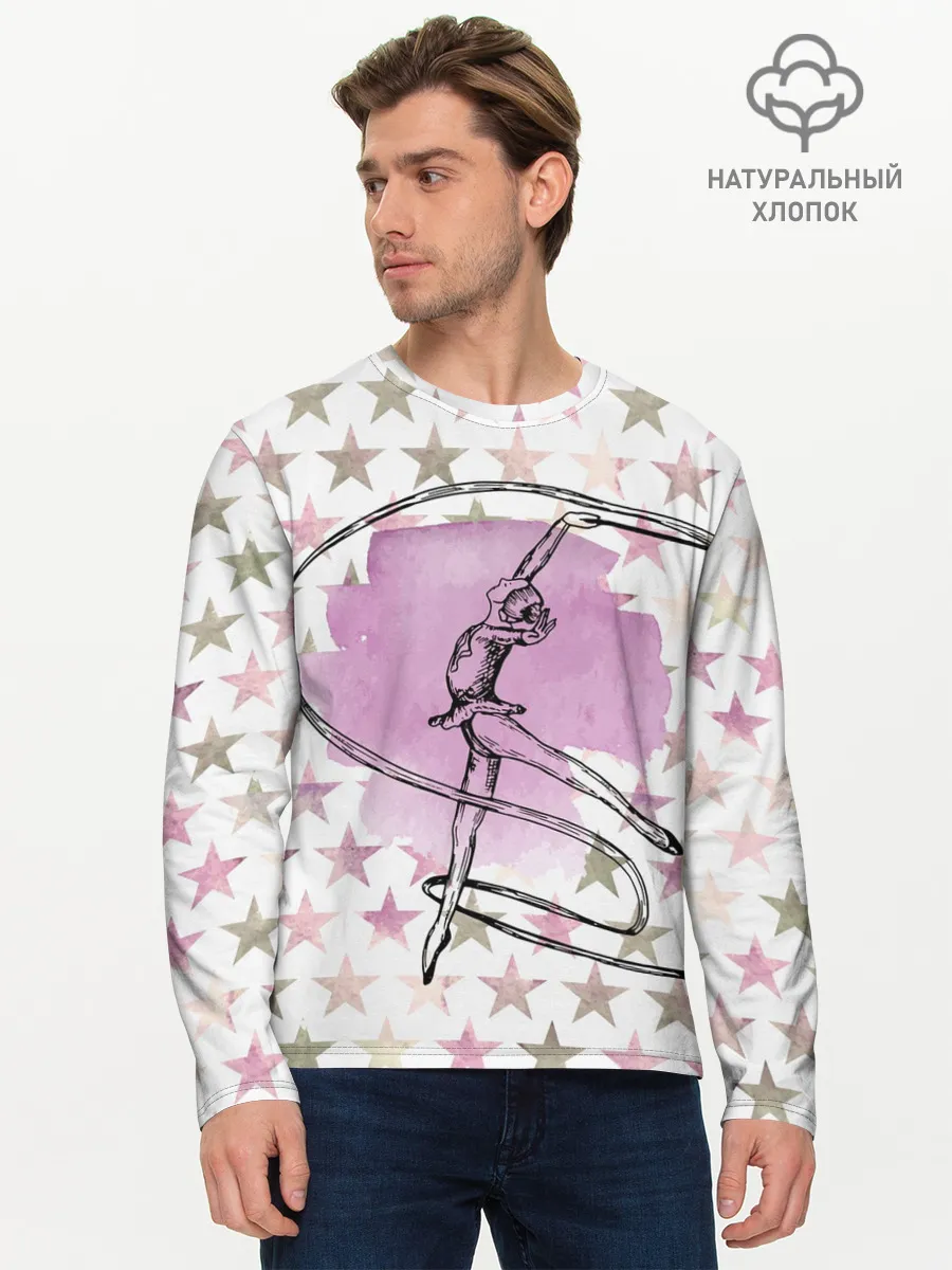 Мужской лонгслив базовый / gymnastics