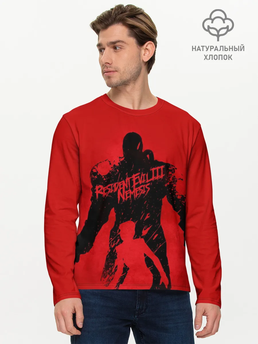 Мужской лонгслив базовый / Resident Evil 3