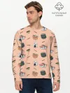 Мужской лонгслив базовый / Суши