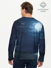 Мужской лонгслив базовый / Ночное поле