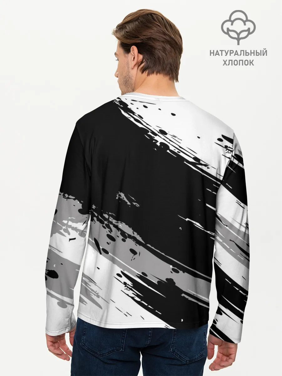 Мужской лонгслив базовый / Mitsubishi