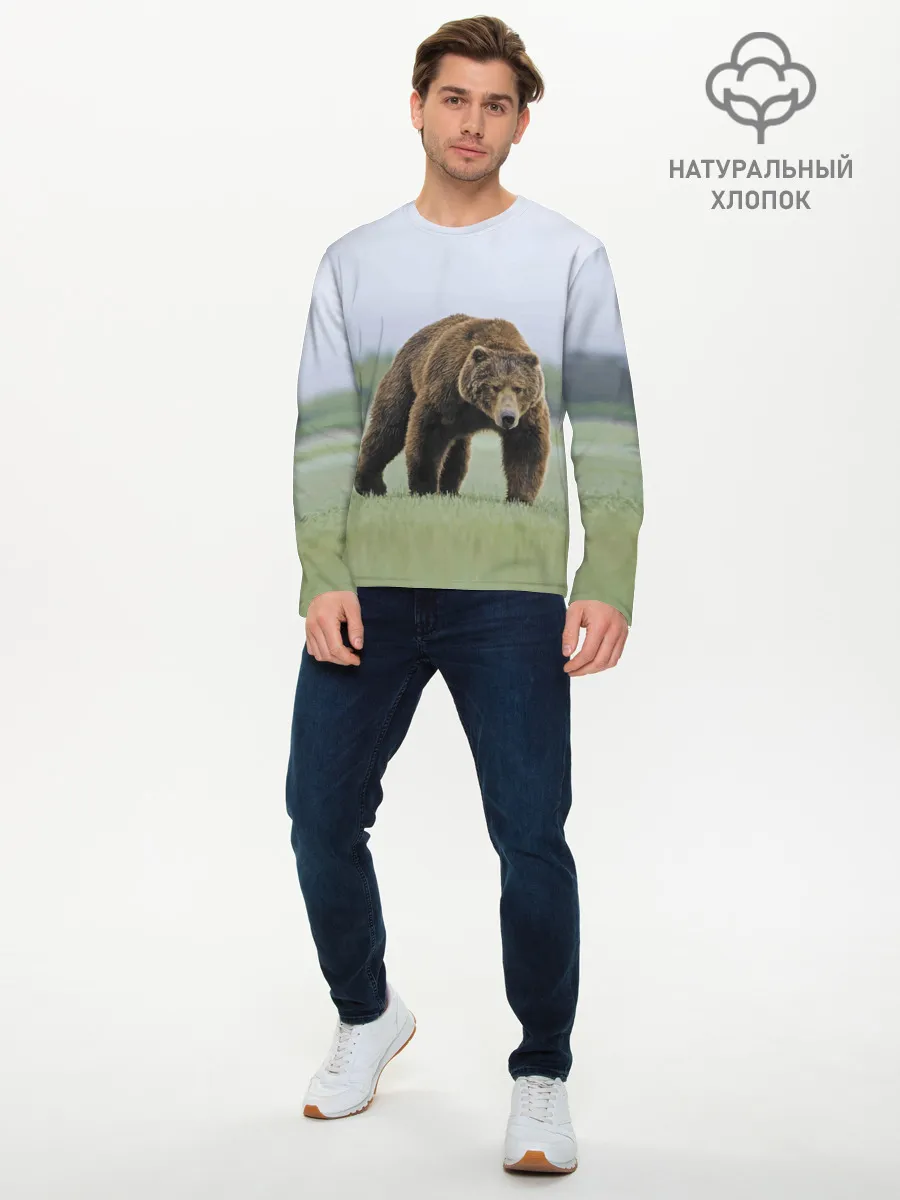 Мужской лонгслив базовый / Россия