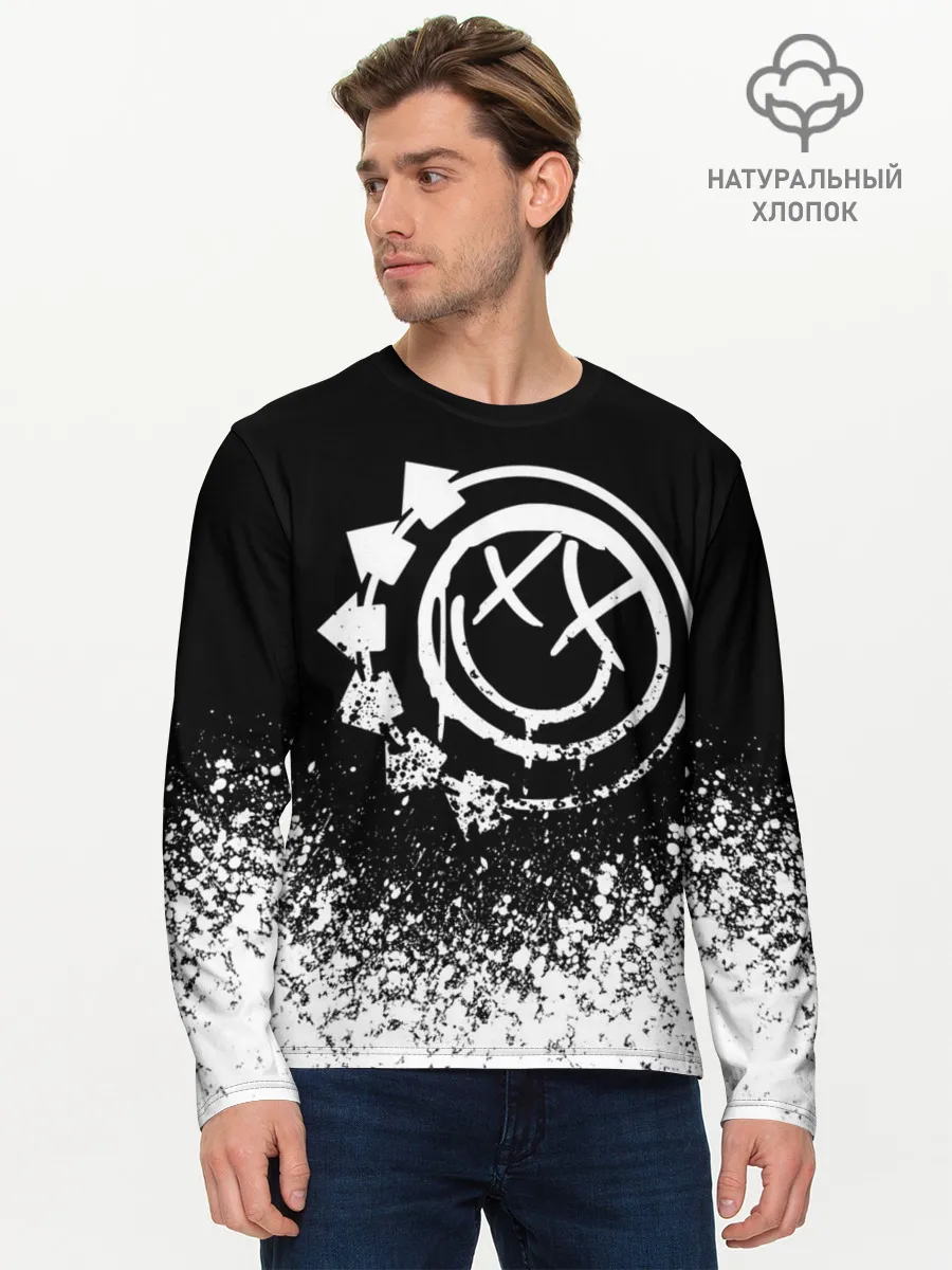 Мужской лонгслив базовый / Blink-182