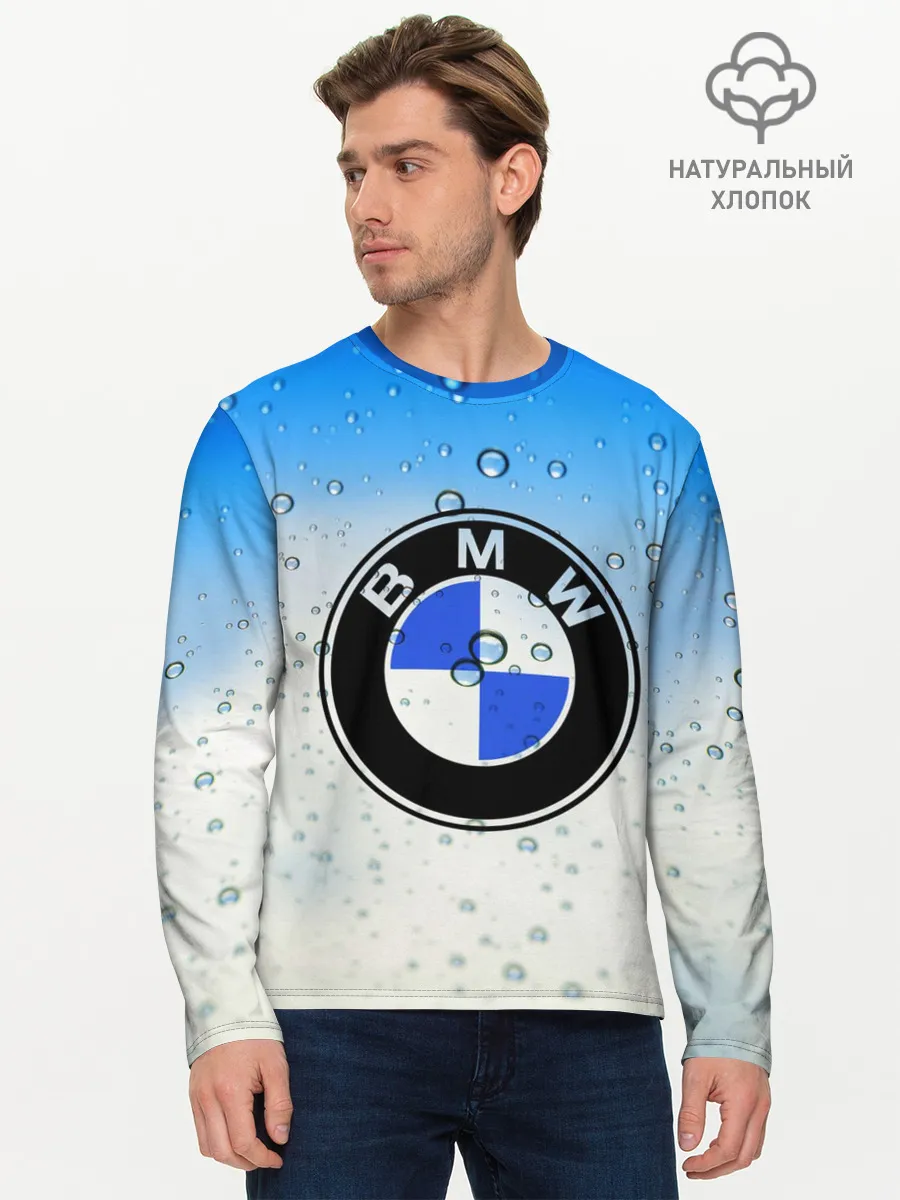 Мужской лонгслив базовый / BMW