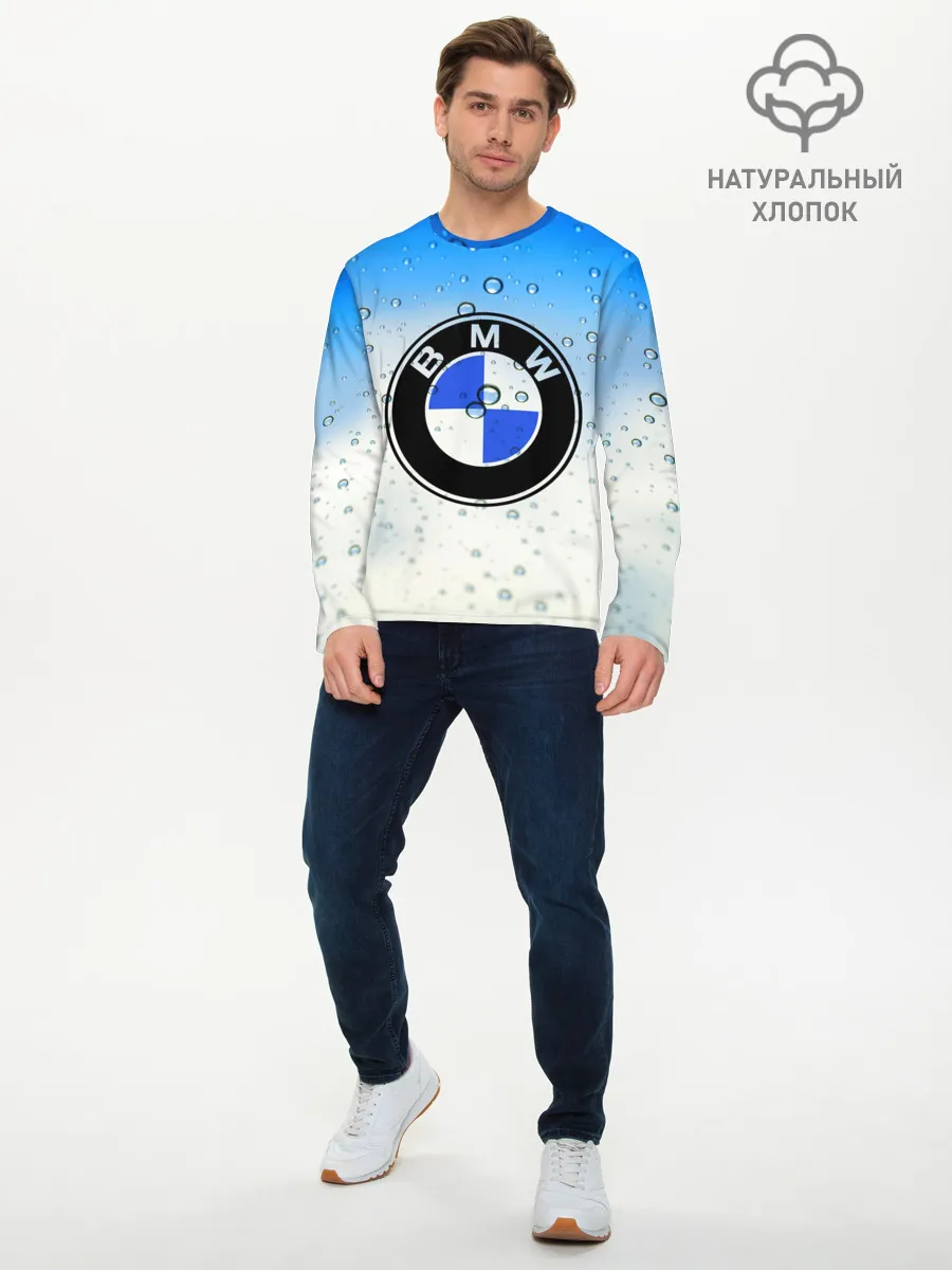 Мужской лонгслив базовый / BMW