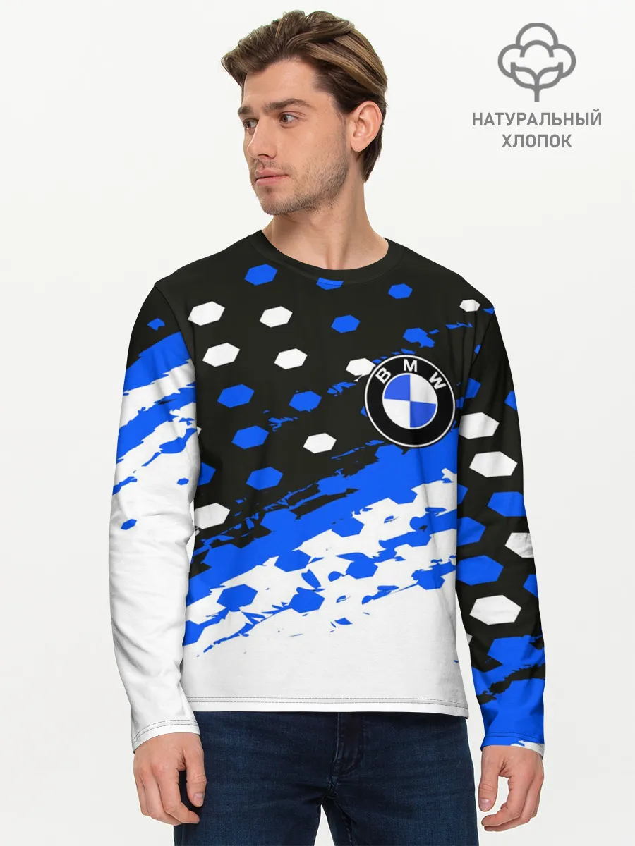 Мужской лонгслив базовый / BMW