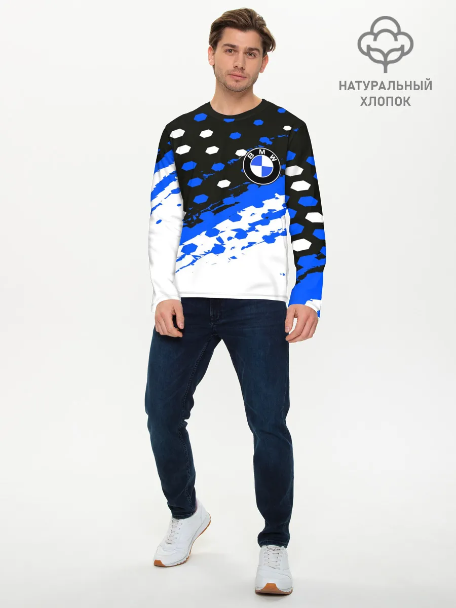 Мужской лонгслив базовый / BMW