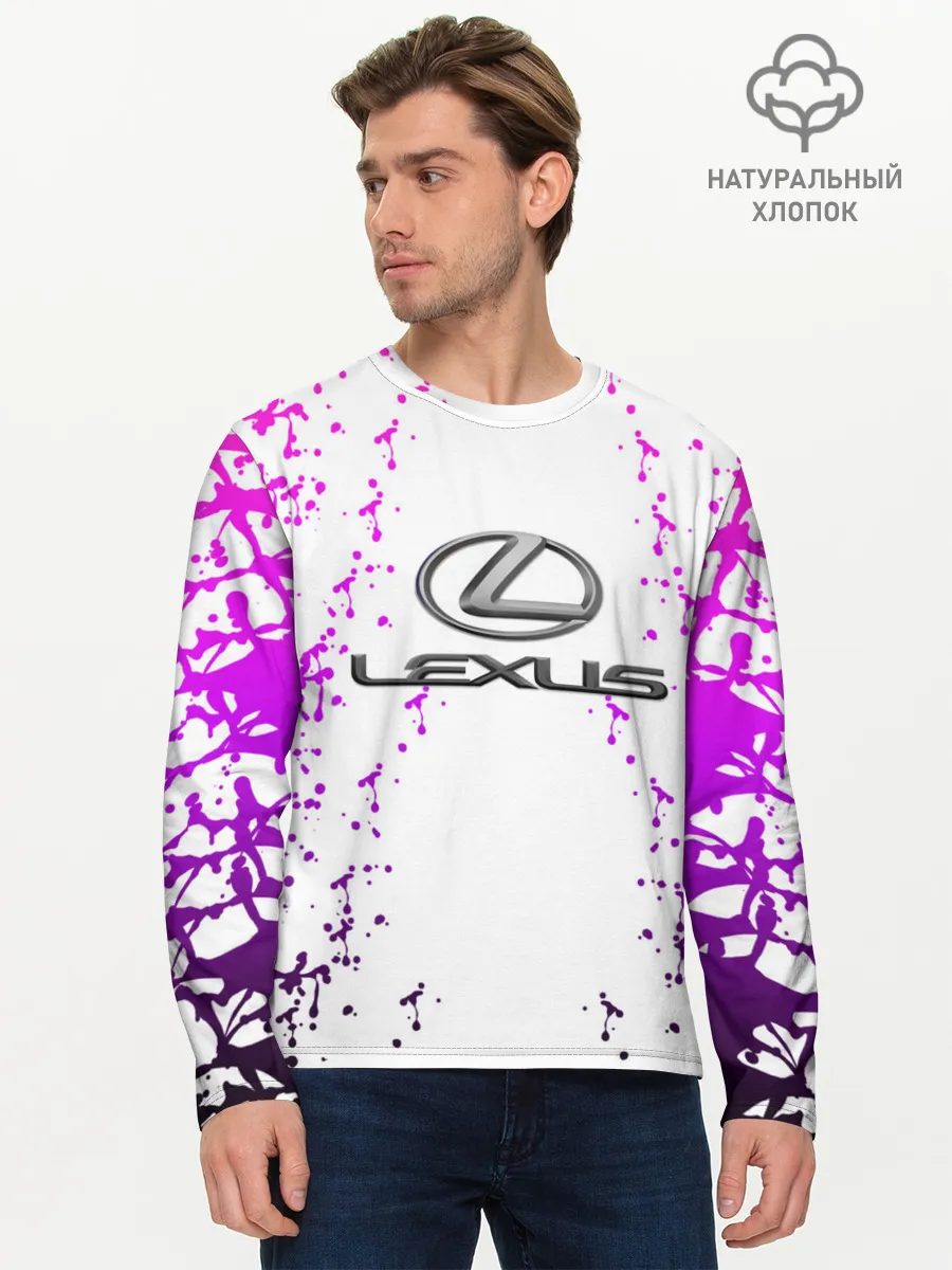 Мужской лонгслив базовый / LEXUS