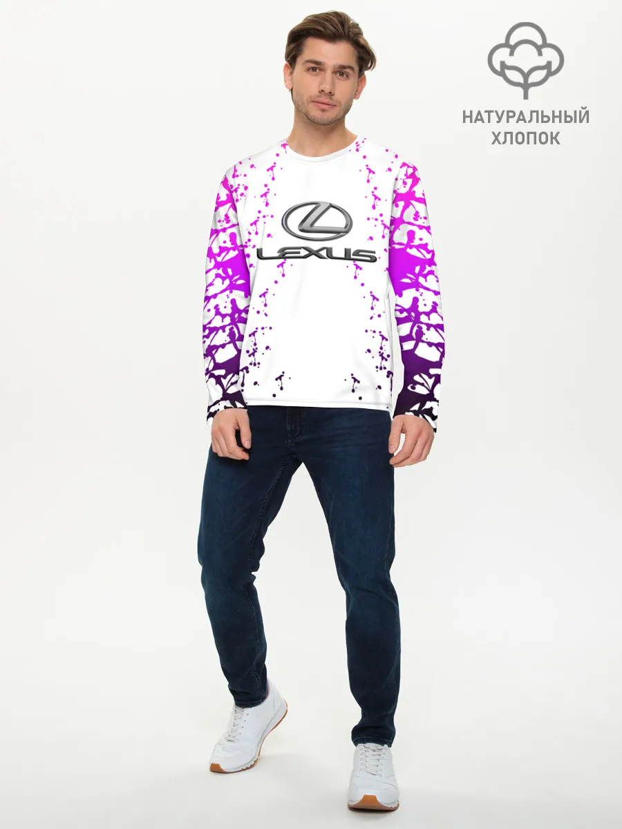 Мужской лонгслив базовый / LEXUS
