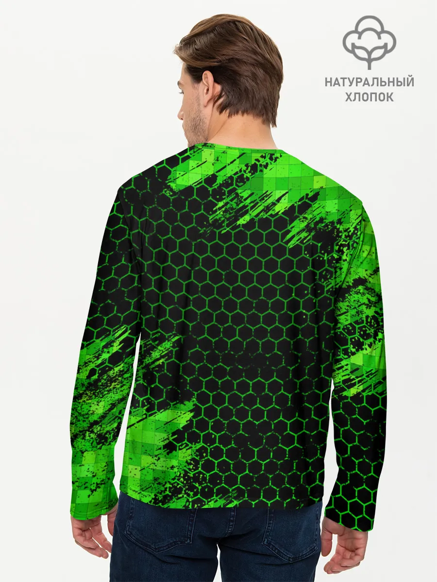 Мужской лонгслив базовый / MINECRAFT CREEPER