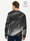 Мужской лонгслив базовый / GEOMETRY STRIPES GLITCH