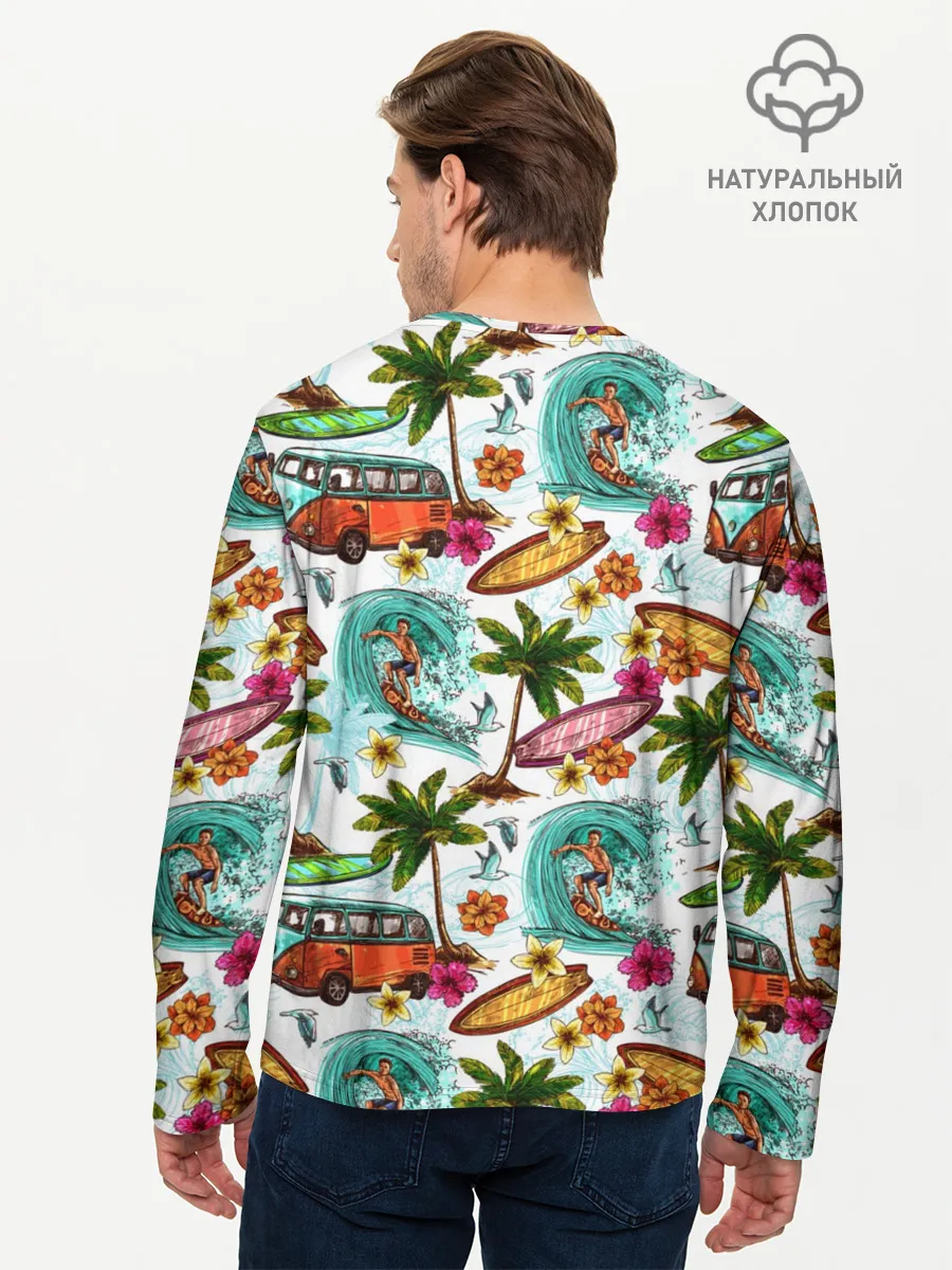 Мужской лонгслив базовый / Летнее Настроение