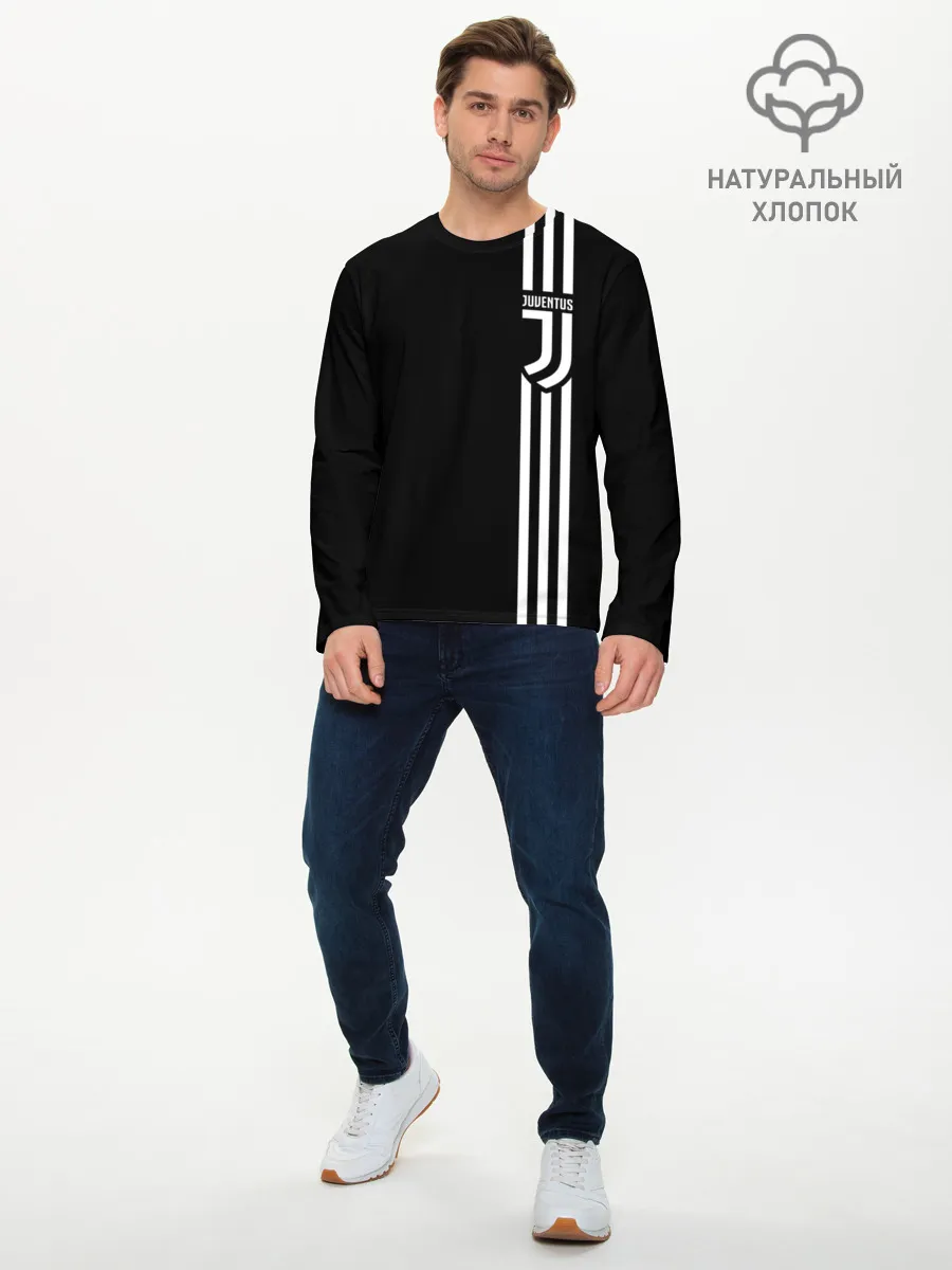 Мужской лонгслив базовый / JUVENTUS