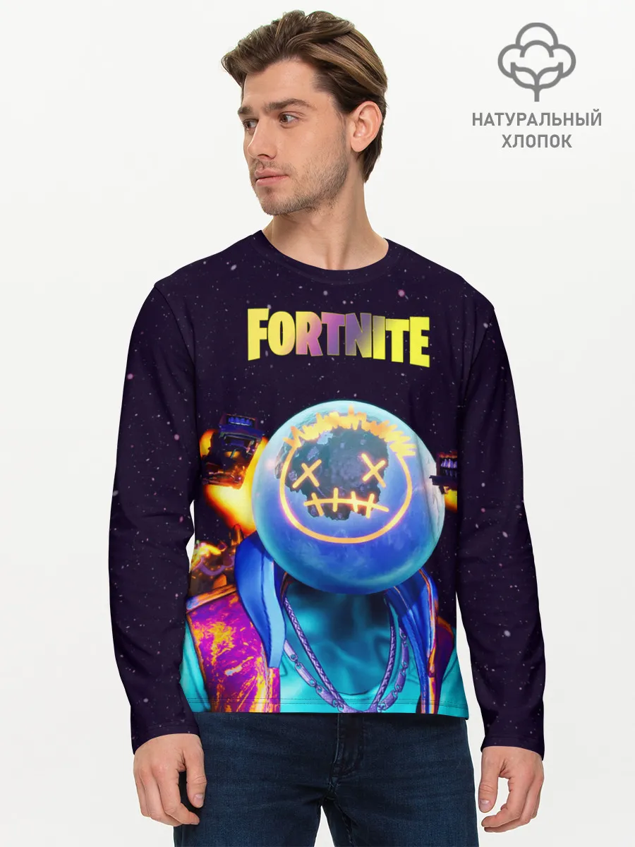 Мужской лонгслив базовый / Astro Jack Fortnite
