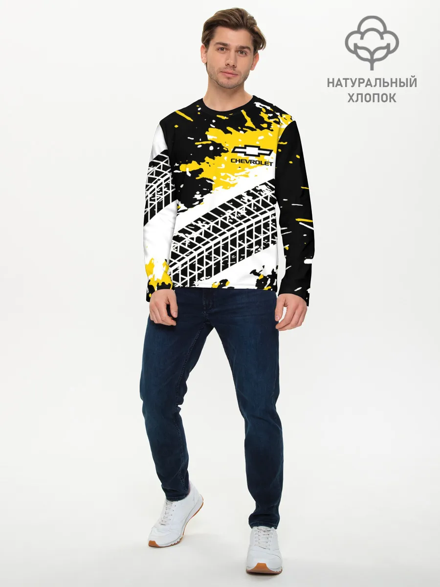 Мужской лонгслив базовый / CHEVROLET