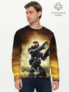 Мужской лонгслив базовый / Halo Infinite