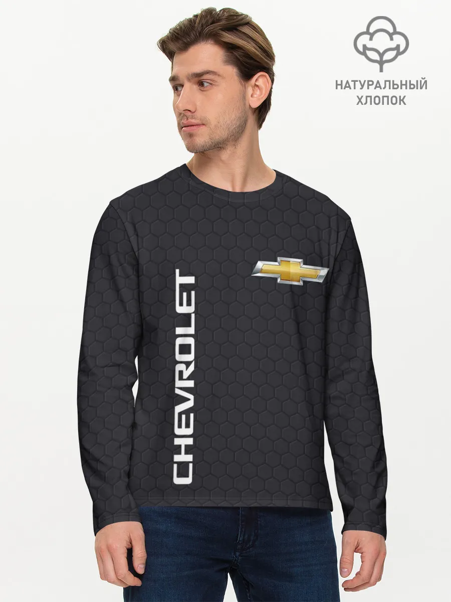 Мужской лонгслив базовый / CHEVROLET