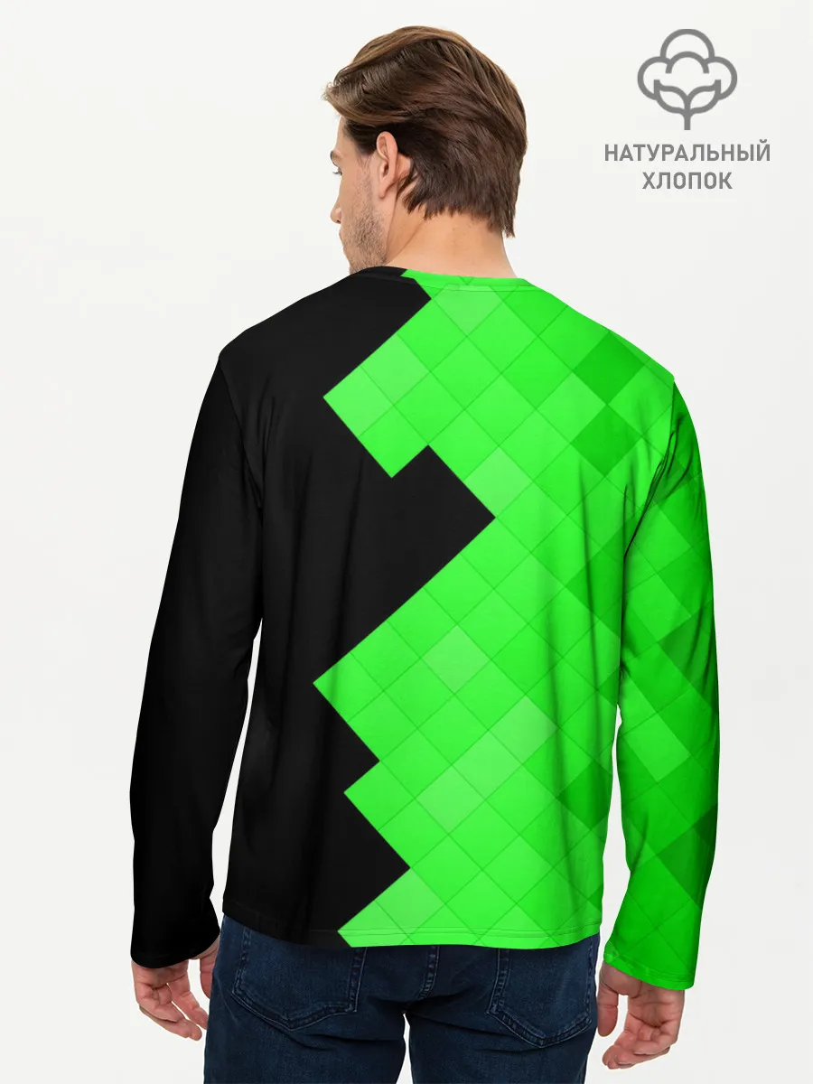 Мужской лонгслив базовый / MINECRAFT
