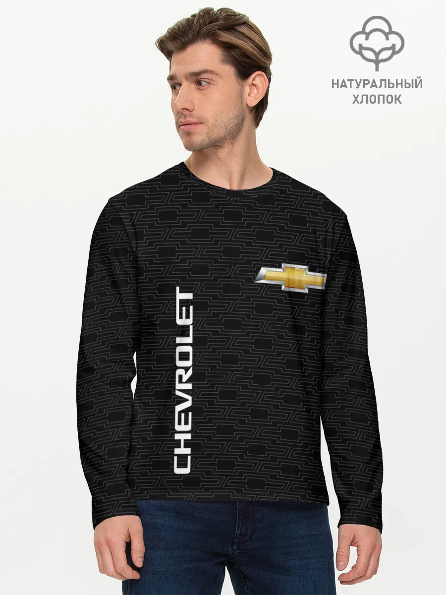 Мужской лонгслив базовый / CHEVROLET