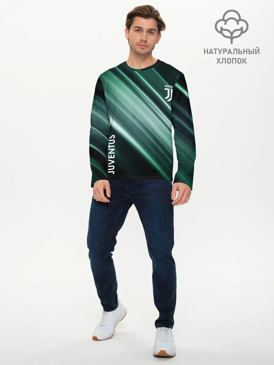 Мужской лонгслив базовый / Juventus