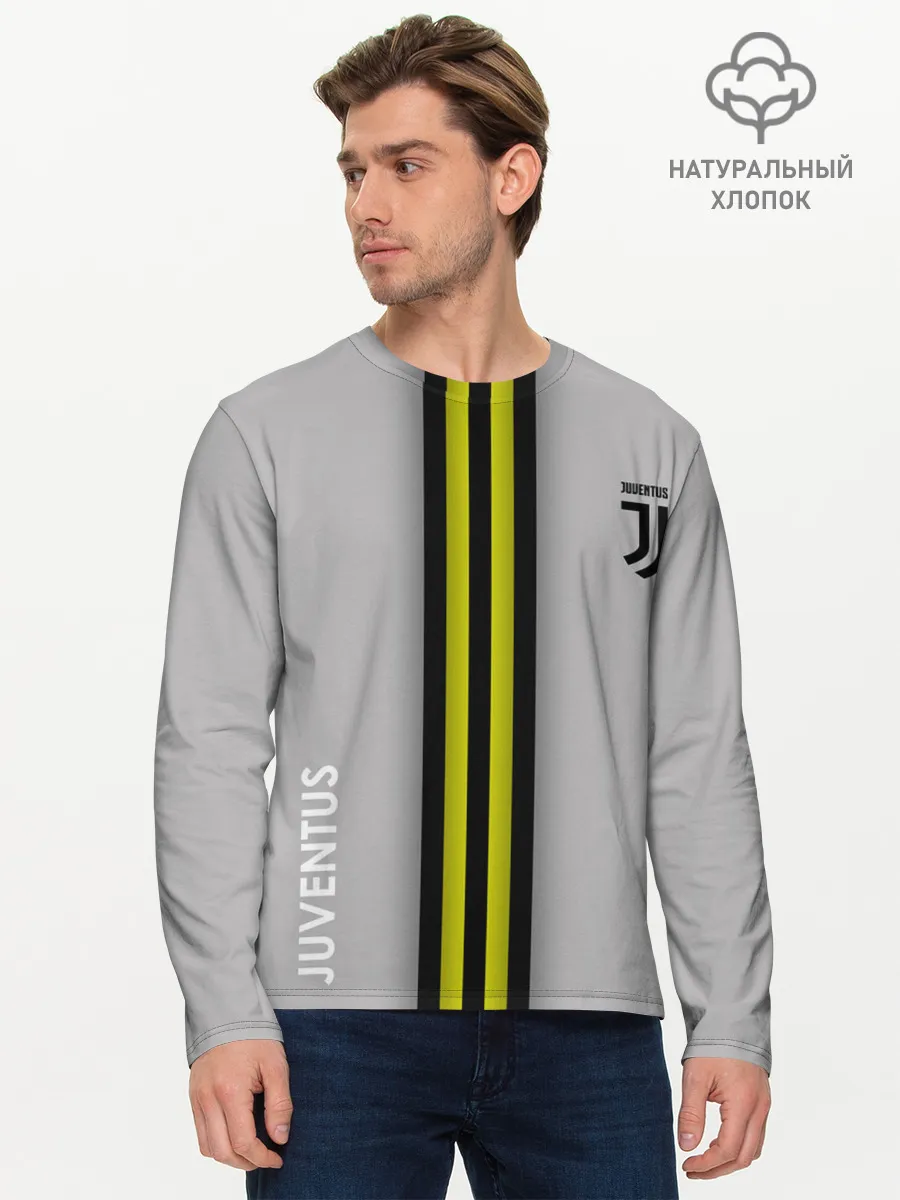 Мужской лонгслив базовый / Juventus
