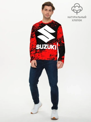 Мужской лонгслив базовый / SUZUKI