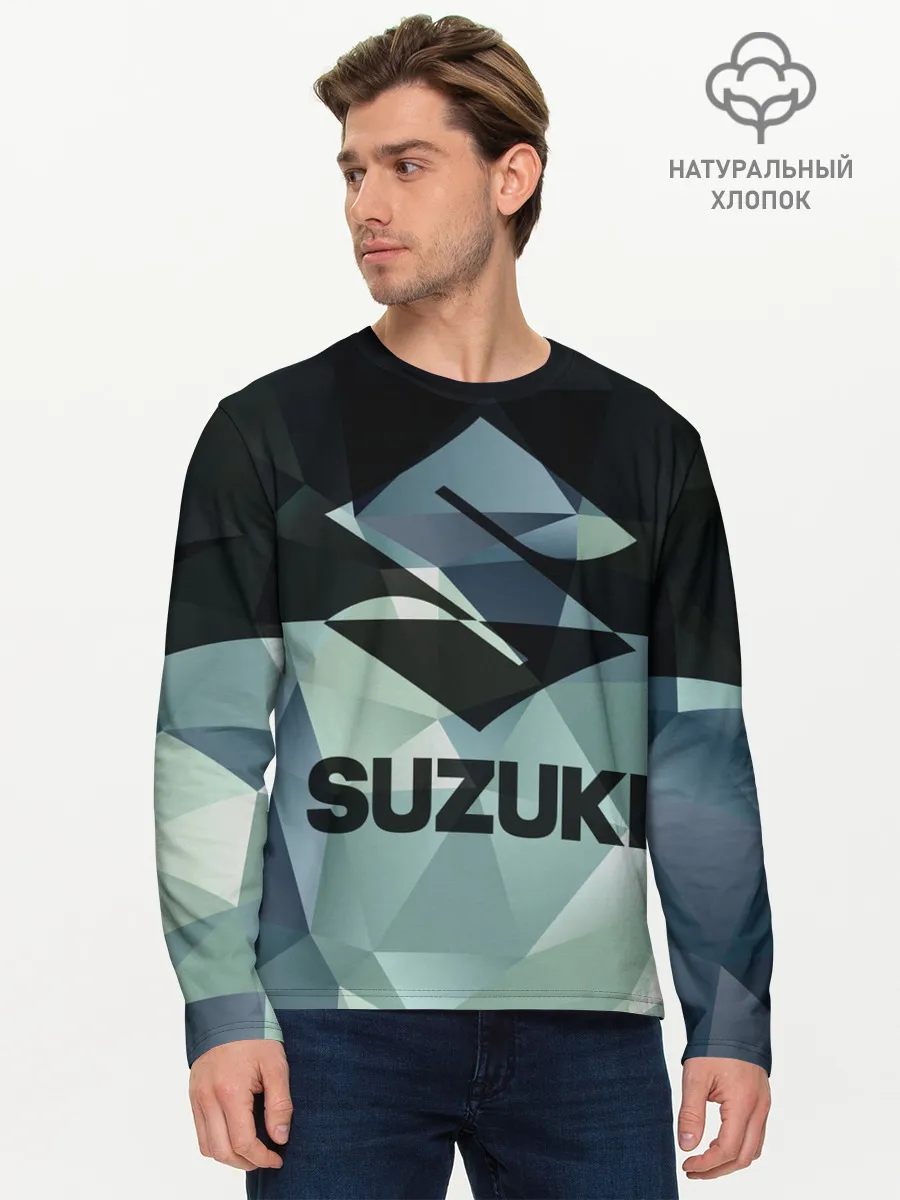 Мужской лонгслив базовый / SUZUKI