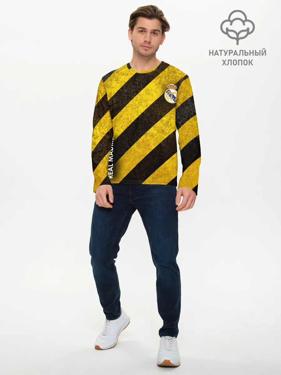Мужской лонгслив базовый / Real Madrid