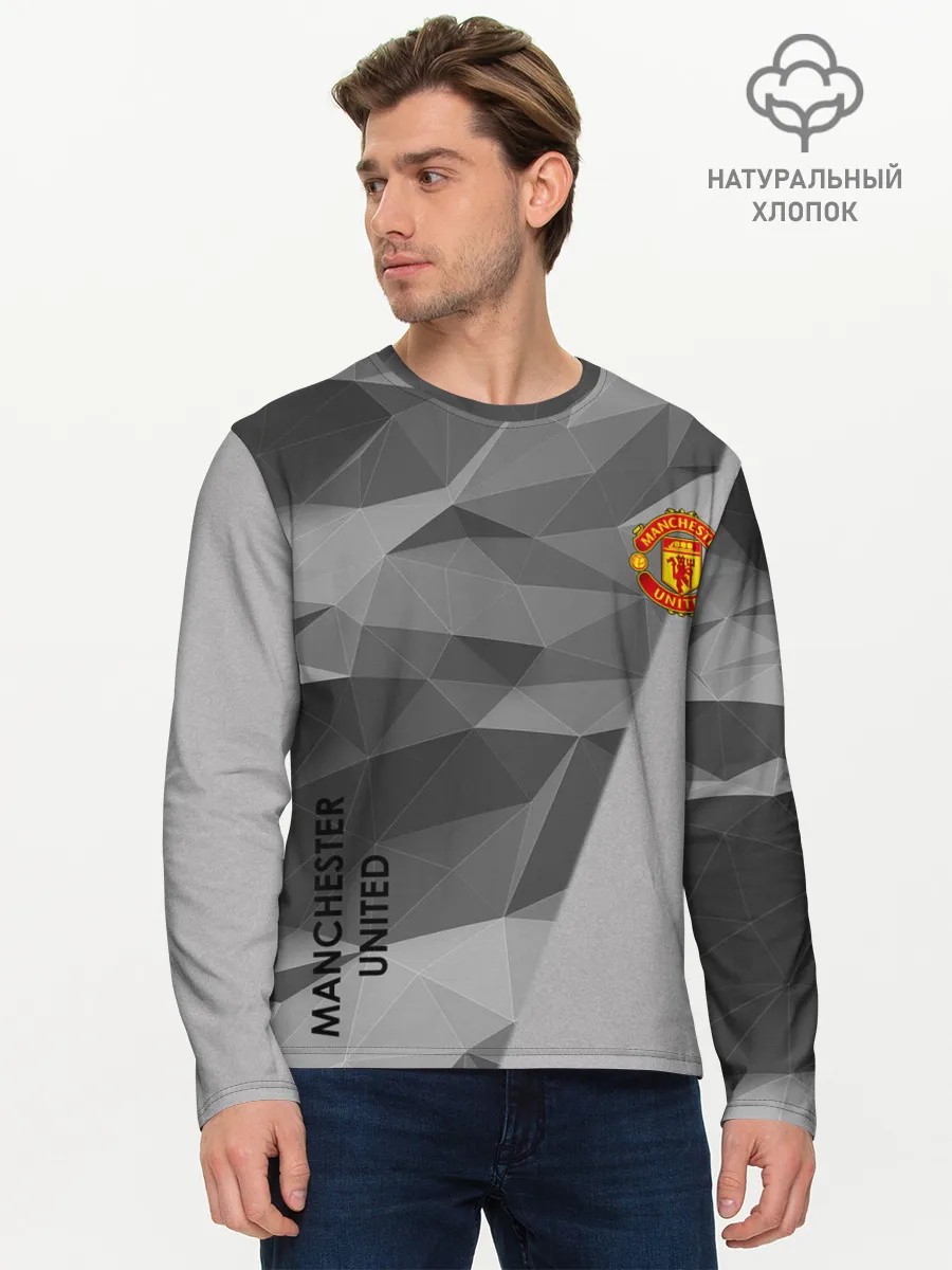 Мужской лонгслив базовый / Manchester United
