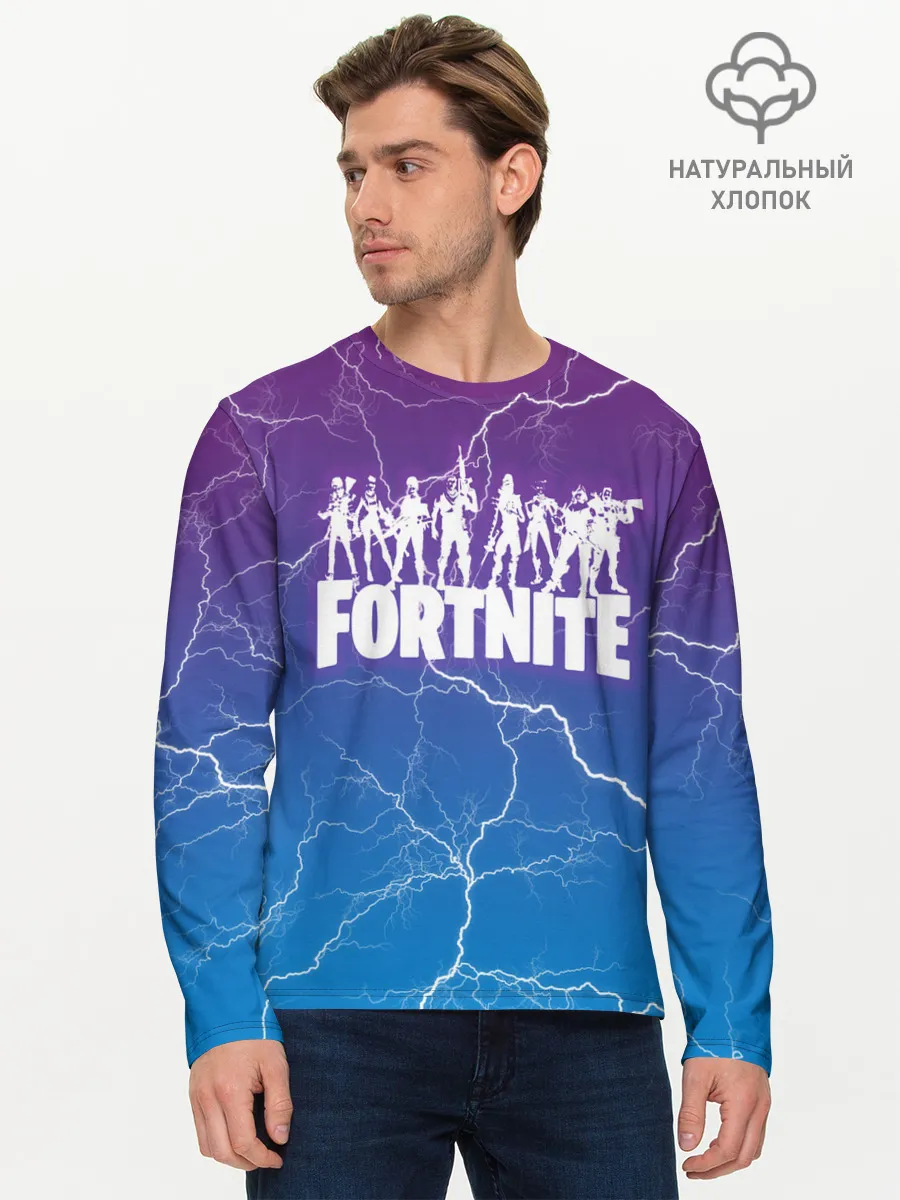 Мужской лонгслив базовый / Fortnite