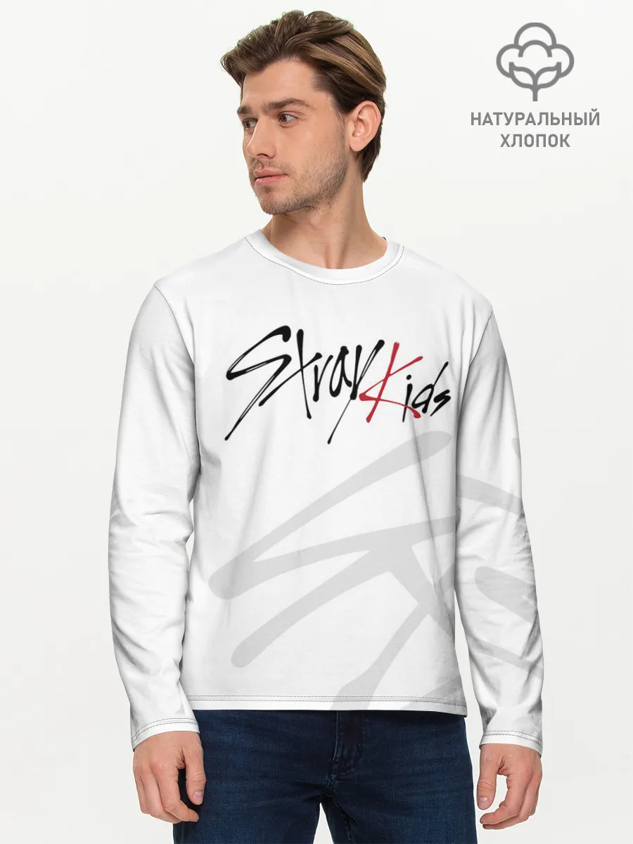 Мужской лонгслив базовый / Stray Kids