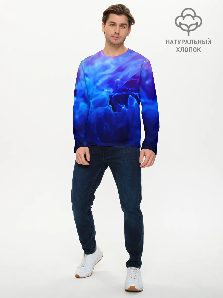 Мужской лонгслив базовый / fire