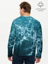 Мужской лонгслив базовый / Водная гладь