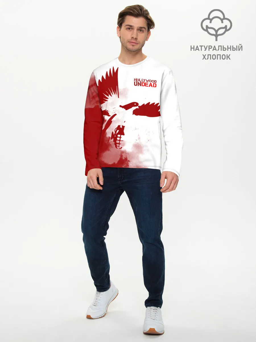 Мужской лонгслив базовый / Hollywood Undead