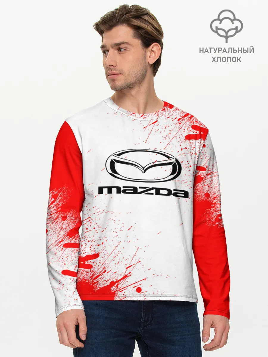 Мужской лонгслив базовый / mazda