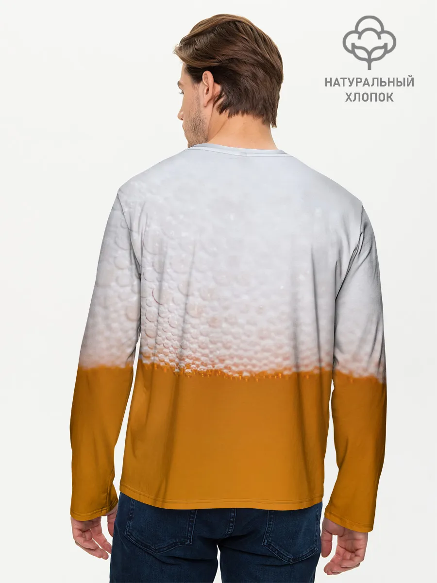 Мужской лонгслив базовый / ТЕМА:ПИВО