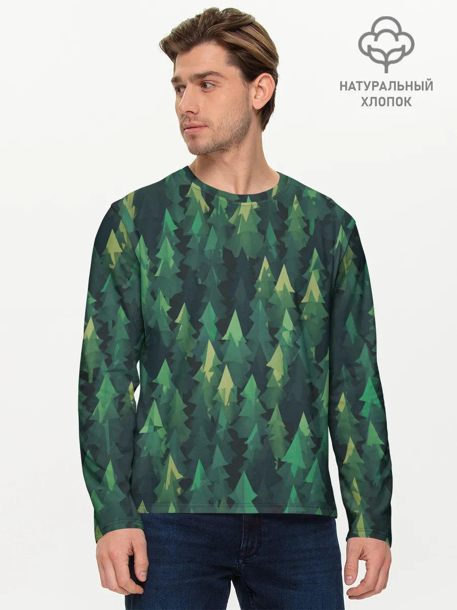 Мужской лонгслив базовый / ЛЕС