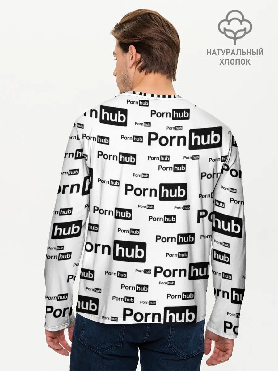 Мужской лонгслив базовый / PornHub