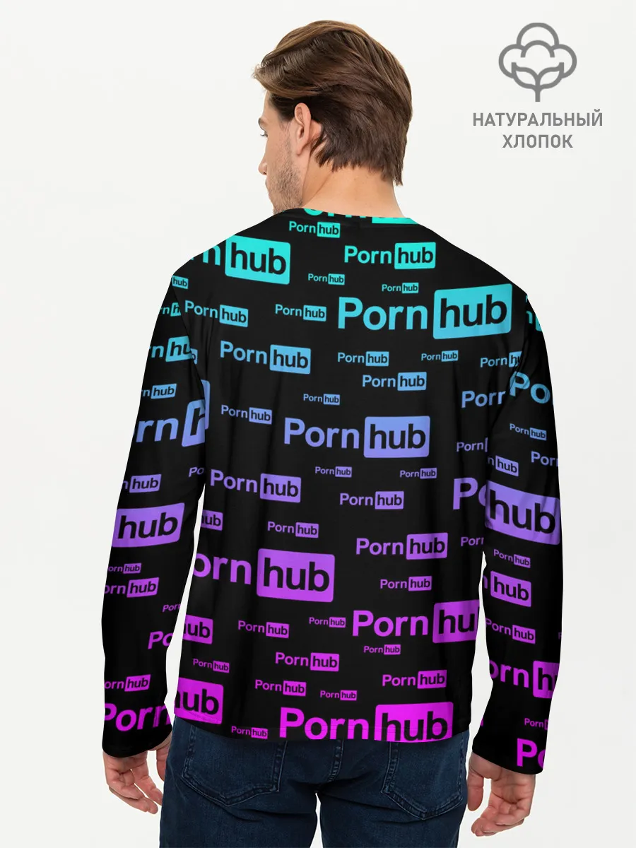 Мужской лонгслив базовый / PornHub