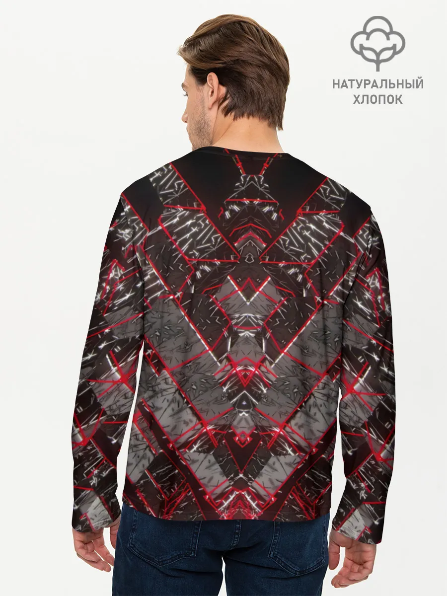 Мужской лонгслив базовый / Текстура.