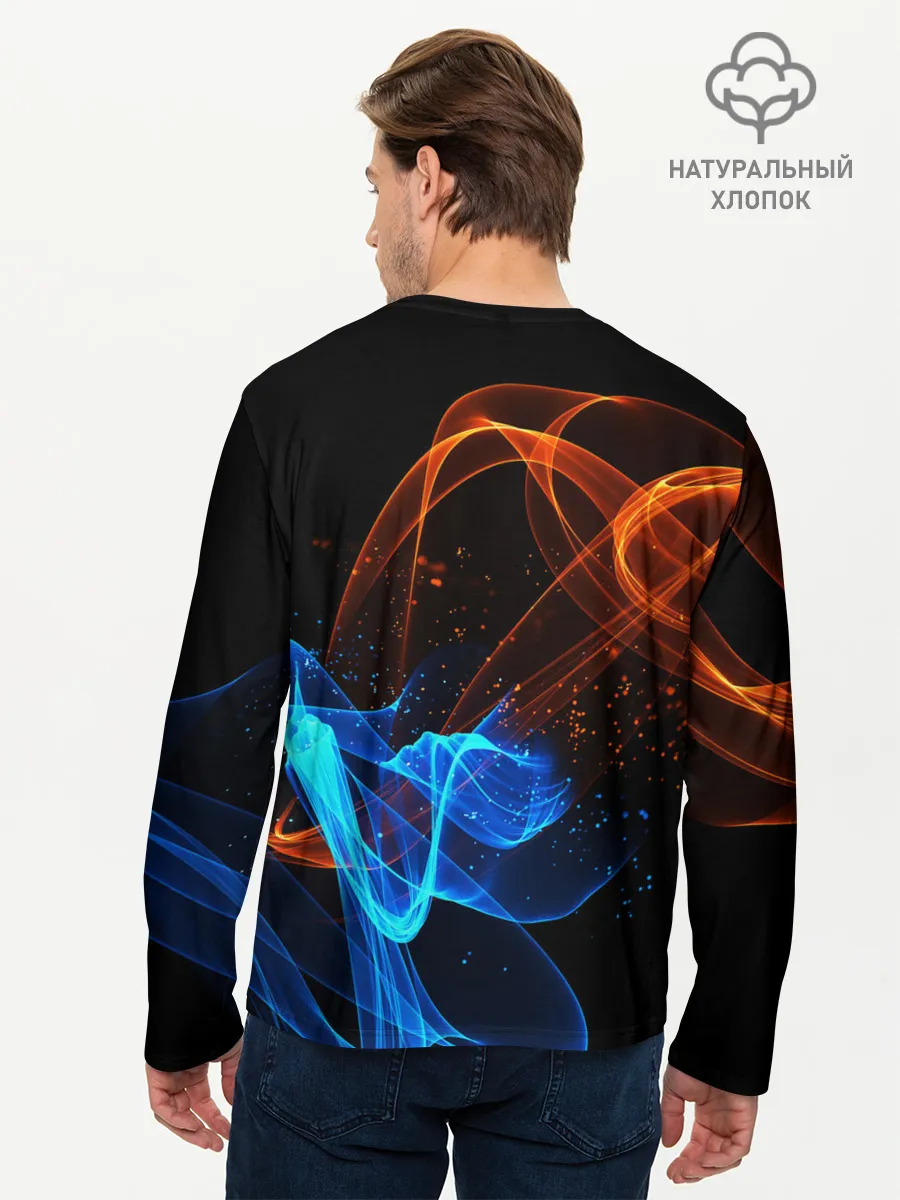 Мужской лонгслив базовый / БИТВА ОГНЕЙ