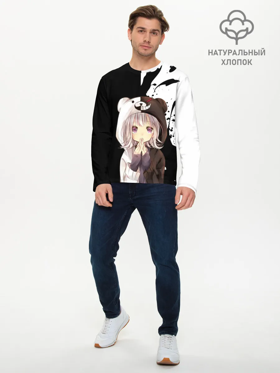 Мужской лонгслив базовый / Danganropa