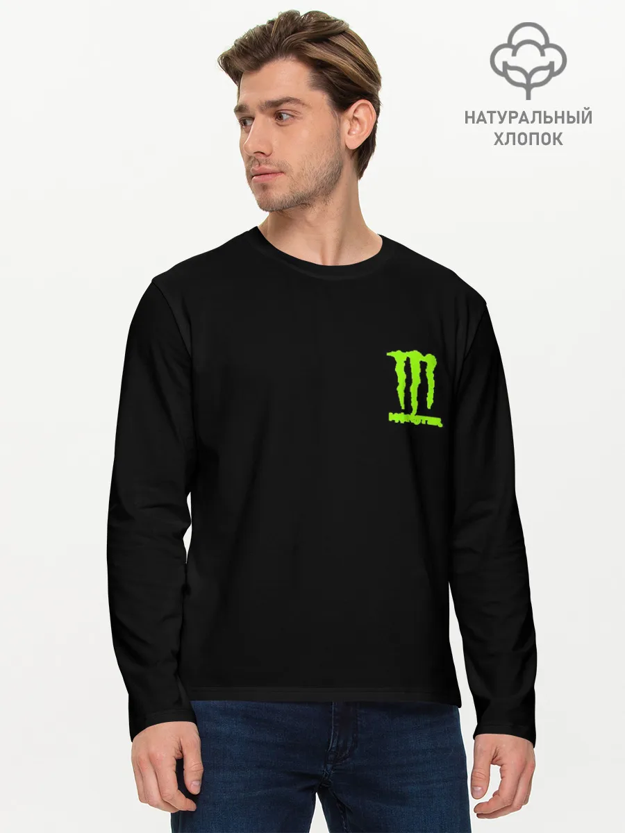 Мужской лонгслив базовый / MONSTER ENERGY