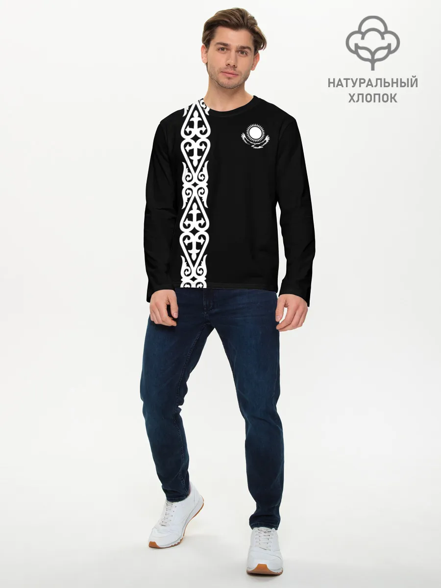 Мужской лонгслив базовый / Форма Казахстан