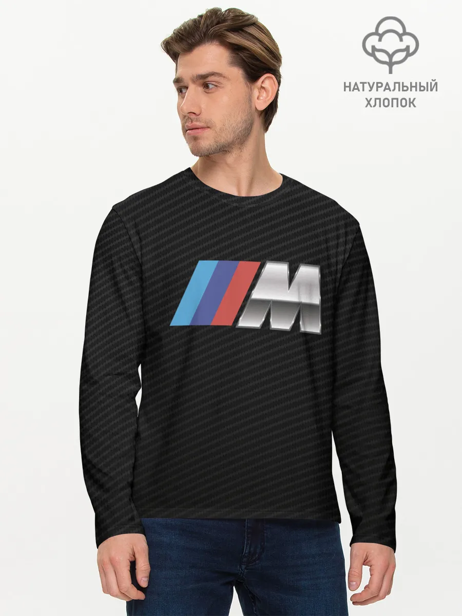 Мужской лонгслив базовый / bmw