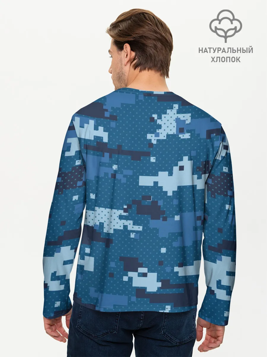 Мужской лонгслив базовый / МИЛИТАРИ