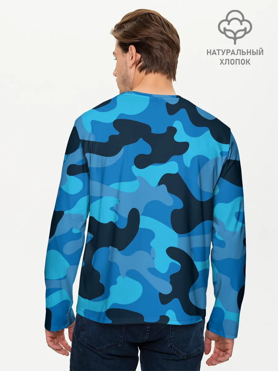 Мужской лонгслив базовый / Qazaqstan