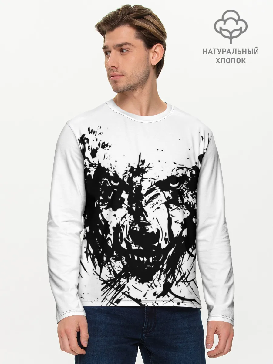 Мужской лонгслив базовый / Зверь