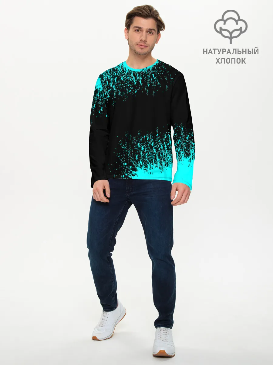 Мужской лонгслив базовый / Краска