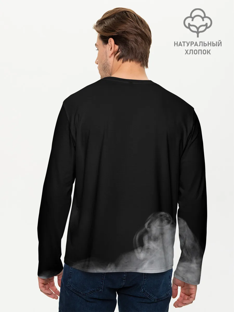 Мужской лонгслив базовый / МОТОЦИКЛЫ